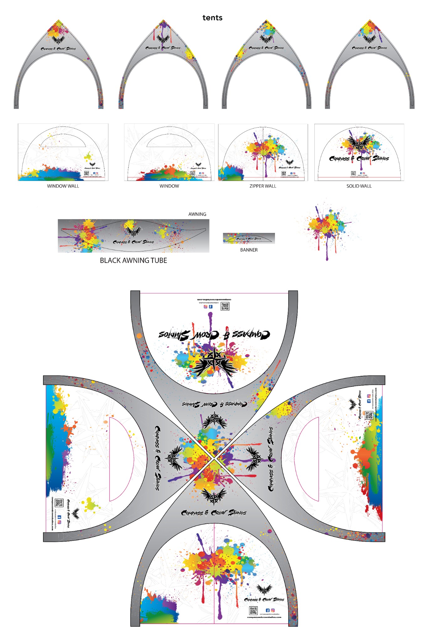 Artistico Haus tent design samples